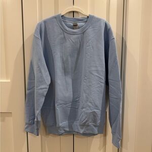 Unisex Light Blue Crew Neck
